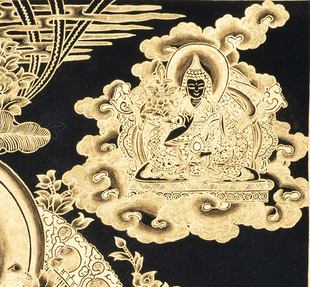 Hand-Painted White Tara Thangka - T-S-BT-BB-WT-0005
