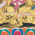 Hand-Painted White Tara Thangka - T-S-BT-RB-WT-0105