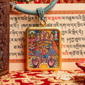 Hand-Painted Zachi Lhamo Ghau Locket Thangka - L-ZL-56