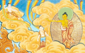 Hand drawn exquisite thangka 