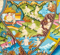 Hand drawn exquisite thangka 