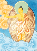 Hand drawn masterpiece of the Wheel of Life (Reincarnation) | Buddhist Dharma Thangka - T-B-HT-BB-WOL-0015