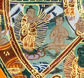 Hand-painted Buddhist Wheel of Life Thangka - T-B-HT-BB-WOL-0014