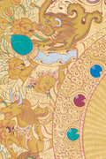 HandPainted Buddha Mara Thangka - T-S-BT-RB-AU-BM-0077