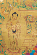 HandPainted Buddha Mara Thangka - T-S-BT-RB-AU-BM-0077