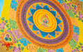 HandPainted Lotus Fire Mandala Thangka of the Three Jewels “Radiance of Enlightened Essence