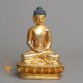 Handcrafted Amitabha buddha Statue | Fully Gold-Plated Copper - S-B-HT-FG-C-AB-00163