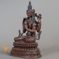 Handcrafted Chenrezig Statue | Copper Oxidized - S-B-RM-C-C-00178