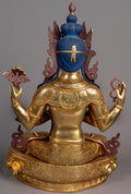 Handcrafted Chenrezig Statue | Embodying Compassion - S-P-SS-FG-CG-C-0133