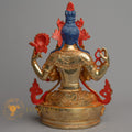 Handcrafted Chenrezig Statue | Fully Gold-Plated Copper - S-B-HT-FG-C-C-00162