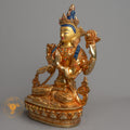 Handcrafted Chenrezig Statue | Fully Gold-Plated Copper - S-B-HT-FG-C-C-00162