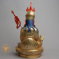 Handcrafted Guru Rinpoche Statue | Fully Gold-Plated Copper - S-B-HT-FG-C-GR-0149