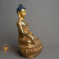 Handcrafted Shakyamuni Buddha Statue | Copper Full Gold-Plated - S-B-HT-FG-C-SB-0151