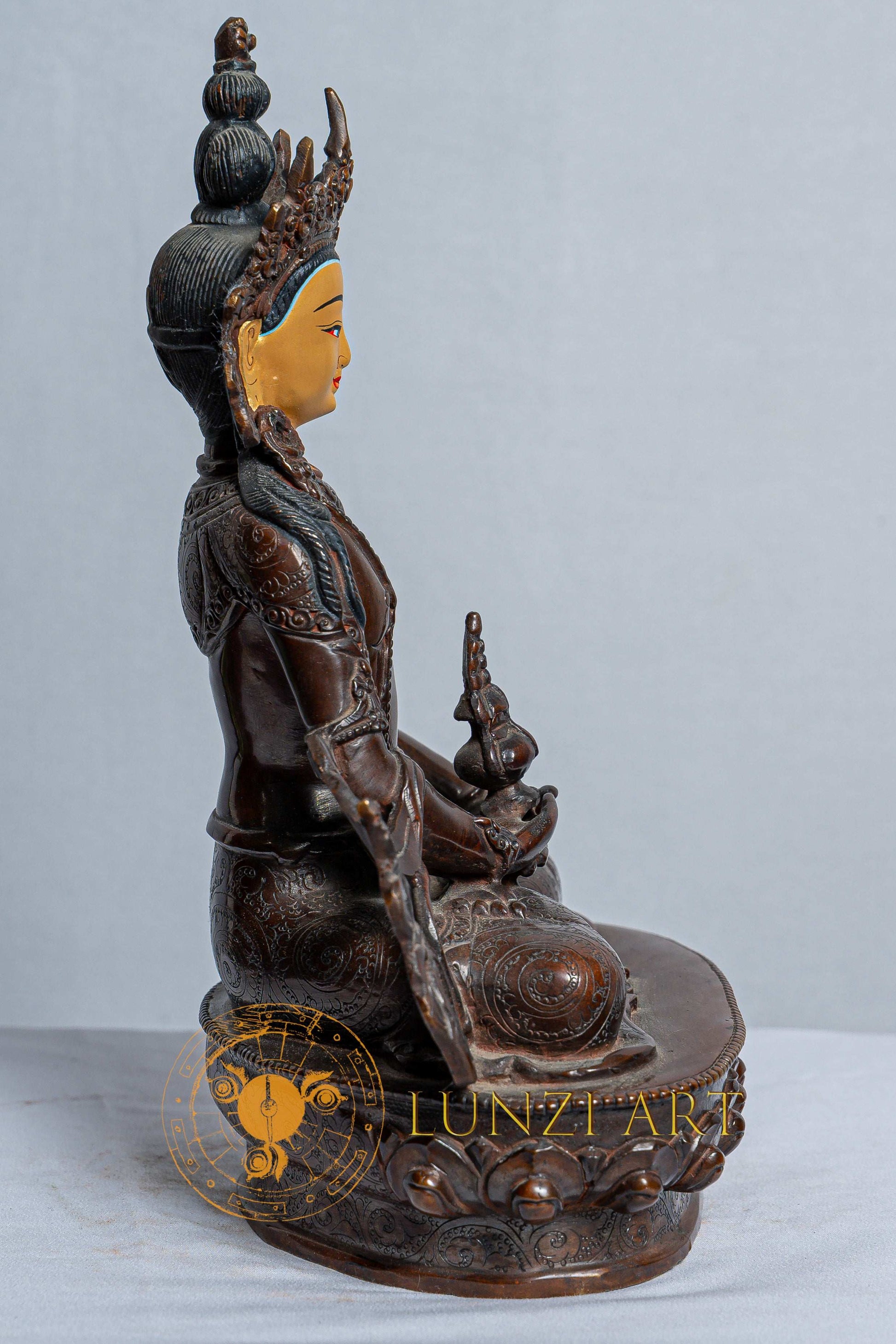 Handcrafted Tshepamey Statue |  Premium Antique Copper - S-B-AS-C-T-0021