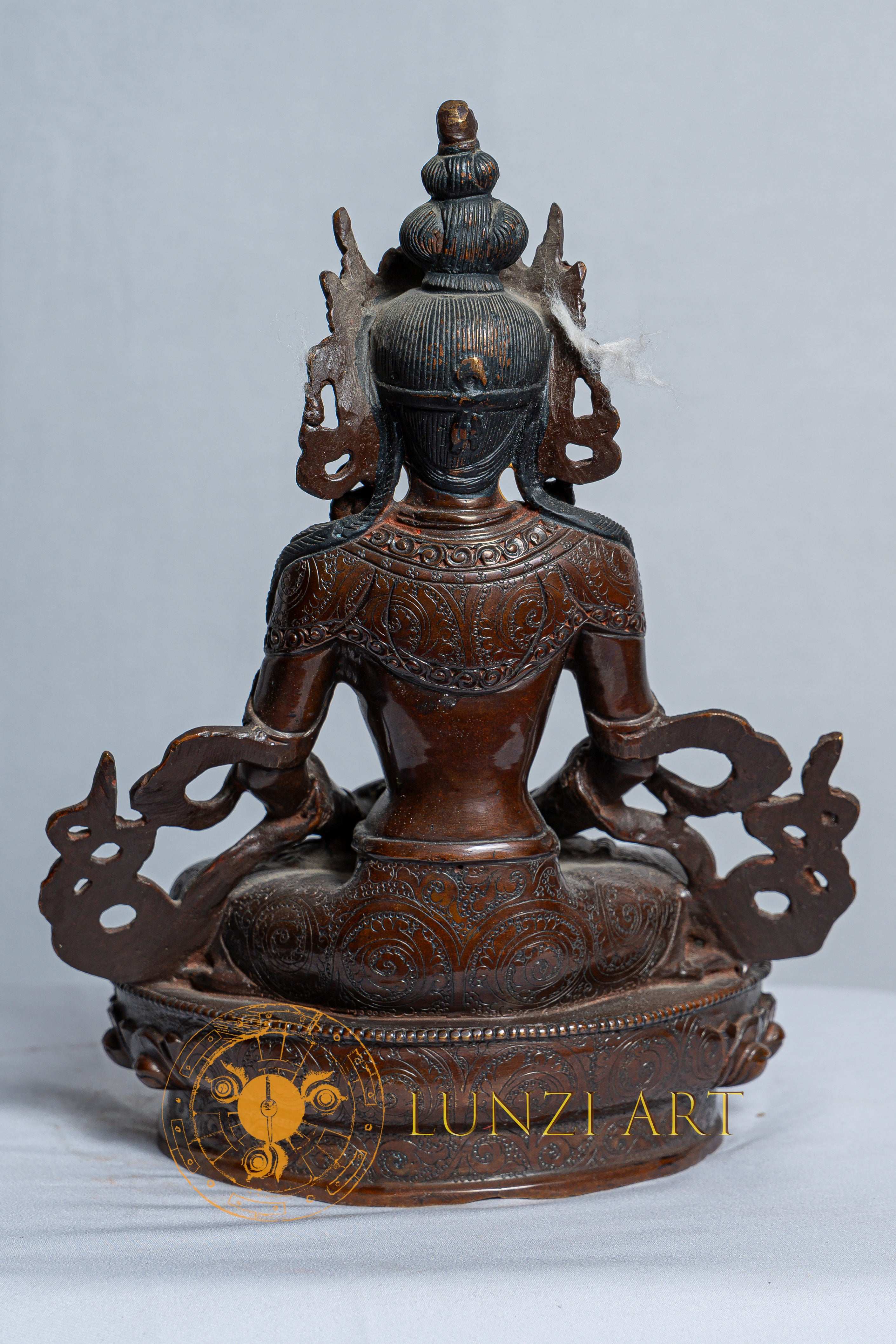 古銅　人物像　溜金　文人像　高さ約30.5cm 送料込み260121 Tshepamey雕像|古铜– LunziArt-Nepal Buddha statues, thangkas, and