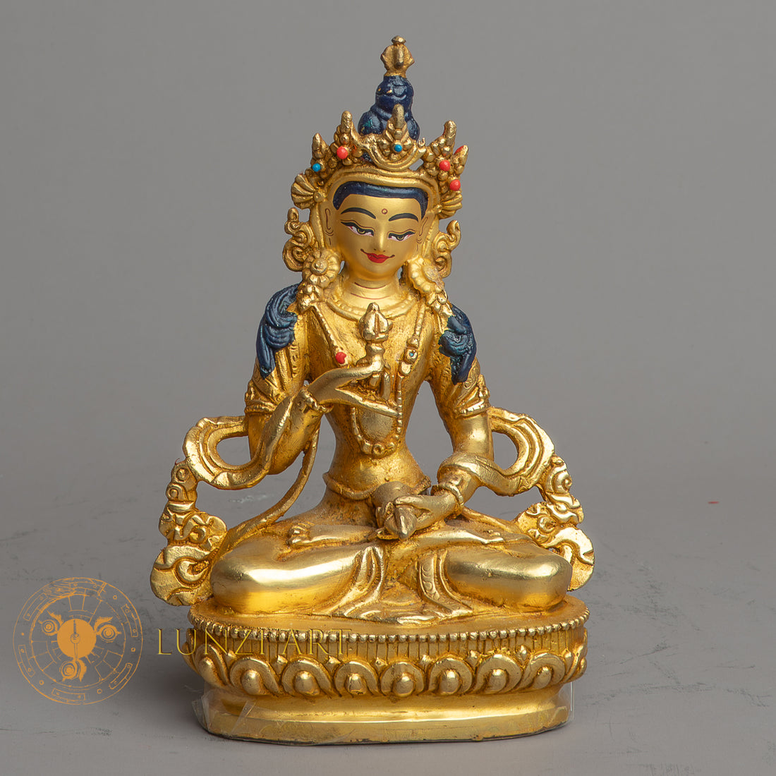 Handcrafted Vajrasattva Statue | Fully Gold-Plated Copper - S-B-HT-FG-C-VS-00160
