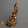 Handcrafted White Tara Statue | Fully Gold-Plated Copper - S-B-HT-FG-C-WT-0143