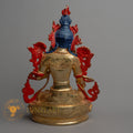 Handcrafted White Tara Statue | Fully Gold-Plated Copper - S-B-HT-FG-C-WT-0143