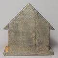 Handcrafted Wooden & Clay Manjushree House Altar – Antique Style Himalayan Shrine Niche - w-s-sh-ma-0012