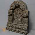 Handcrafted Wooden Rinpoche Altar – Antique Style Padmasambhava (Guru Rinpoche) Shrine - w-s-sh-ra-0016