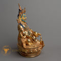 Handcrafted Zambala (Jambhala) Statue | Fully Gold-Plated Copper - S-B-HT-FG-C-Z-0145