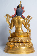 Handmade Green Tara Statue | Fully Gold Plated Copper - S-B-RM-FG-CG-GT-0026
