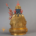 Handmade Guru Rinpoche Statue  | Copper Full-Gold Plated - S-B-RM-FG-C-GR-00177