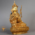 Handmade Guru Rinpoche Statue  | Copper Full-Gold Plated - S-B-RM-FG-C-GR-00177