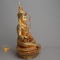 Handmade Guru Rinpoche Statue | Fully Gold-Plated Copper - S-B-HT-FG-C-GR-00156