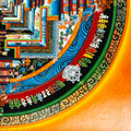 Handmade Kalachakra Mandala Thangka Eternal Tranquility - T-B-HT-OB-AU-KM-0006