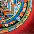 Handmade Kalachakra Mandala of Infinite Celestial Harmony - T-B-HT-RB-AU-KM-0011