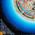 Handmade Lotus Kalachakra Mandala Thangka - T-PS-SS-BB-LKM-0018