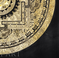 Handmade Mandala Thangka of Eternal Harmony - T-PS-SS-BB-M-0010