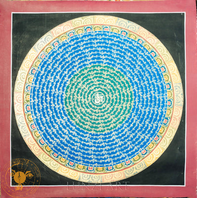 Handmade Mandala Thangka of Infinite Blessings - T-PS-SS-BB-CMM-0013