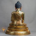 Handmade Shakyamuni buddha Statue | Fully Gold-Plated Copper - S-B-BA-FG-C-SB-00189