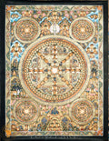 Handmade Traditional Mandala Thangka of Sacred Enlightenment - T-PS-SS-BB-TM-0016