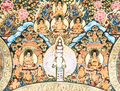 Handmade Traditional Mandala Thangka of Sacred Enlightenment - T-PS-SS-BB-TM-0016