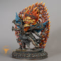 Handmade Vajrakilaya Statue | Copper Face Painted - S-B-RM-C-VK-00175