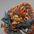 Handmade Vajrakilaya Statue | Copper Face Painted - S-B-RM-C-VK-00175