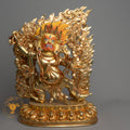 Handmade Vajrapani Statue | Fully Gold-Plated Copper - S-B-HT-FG-C-V-00159