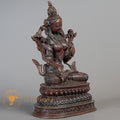 Handmade White Tara Statue | Copper Oxidize - S-B-RM-C-WT-00179