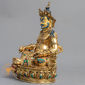 Handmade Zambala Statue | Fully Gold-Plated Copper - S-B-BA-FG-C-Z-00168