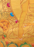 Handpainted 108 Shakyamuni Buddha Thangka - T-S-BT-RB-AU-SB-0075