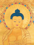 Handpainted 108 Shakyamuni Buddha Thangka - T-S-BT-RB-AU-SB-0075