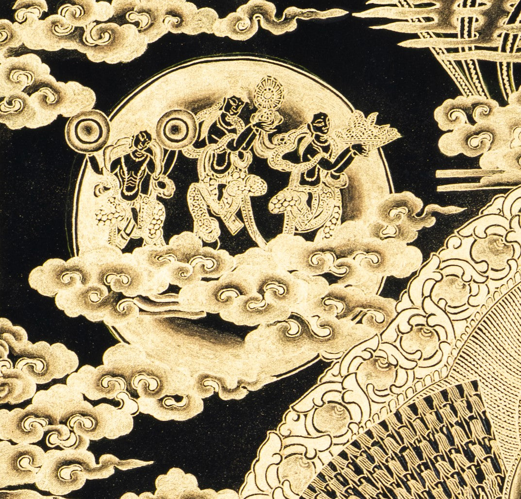 Handpainted Avalokiteshvara (Chenrezig) Thangka - T-S-BT-BB-A-0003