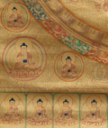 Handpainted Buddha Mandala Thangka - T-S-BT-RB-AU-BM-0076