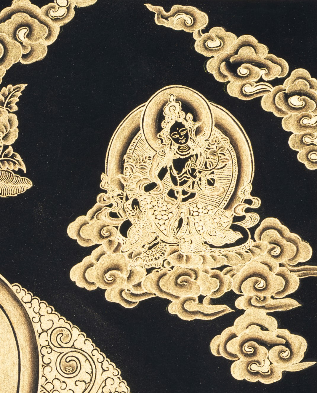 Handpainted Manjushree Thangka - T-S-BT-BB-M-0001