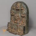 Hevajra Temple Altar | Hand-Carved Wood & Clay Tantric Relief - w-s-sh-la-0008