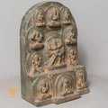 Hevajra Temple Altar | Hand-Carved Wood & Clay Tantric Relief - w-s-sh-la-0008