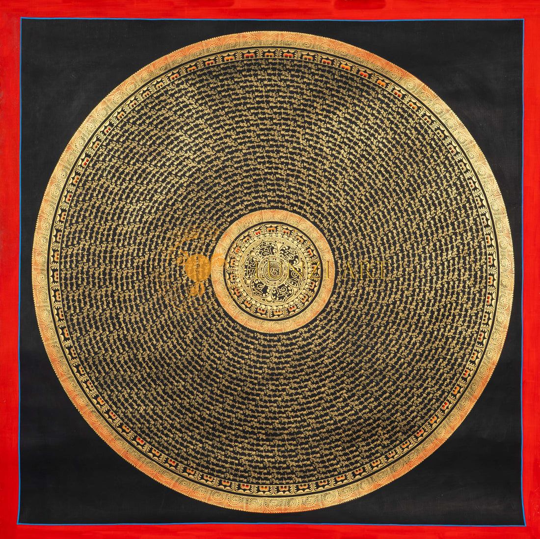 Hum Mantra Mandala Thangka - Thangka